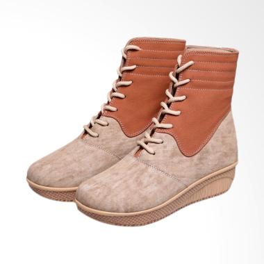 Recommended 039RCM Sepatu Boots Wanita - Coklat