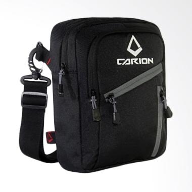 Carion Sling Bag Tas Pria - Black Grey [210001 A]