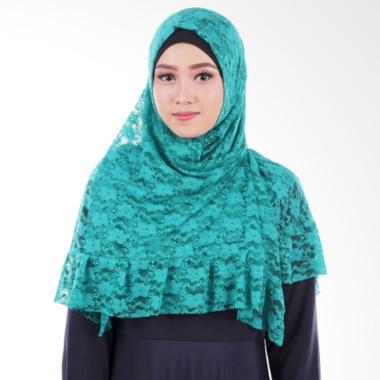 Inara House Brokat Jilbab Segiempat - Tosca