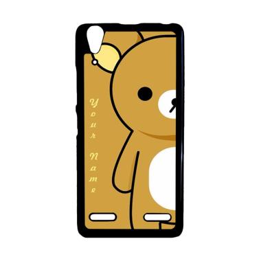 Bunnycase Rilakkuma Name Simple L0248 Custom Hardcase Casing for Lenovo A6000/ A6000 Plus/ A6010