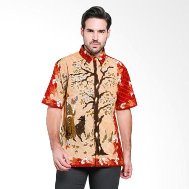 Batik and Me Sweet Summer Batik Pria - Radiant Peach Passi Batik and Me Sweet Summer Batik Pria - Radiant Peach Passi