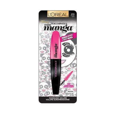 L'Oreal Paris 374 Voluminous Miss Manga Mascara - Blackest Black [8.1 mL]