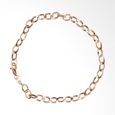 Emas Gold Gloria Rantai Hollow Fancy Gelang [2 g]