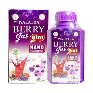 Walatra Berry Jus 10in1 Original | Ekstrak Blueberry, Kulit Manggis, Daun Sirsak, Daun Sirih, Gojiberry, Acaiberry, Ginkgo Biloba