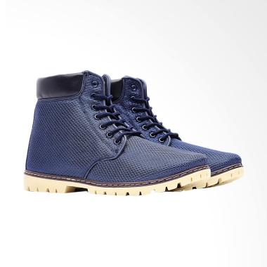 Life8 Casual Breathable Simple Boots Sepatu Pria - Deep Blue [09757]