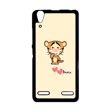 Bunnycase Tiger Winnie The Pooh Simple L0282 Custom Hardcase Casing for Lenovo A6000/A6000 Plus/A6010