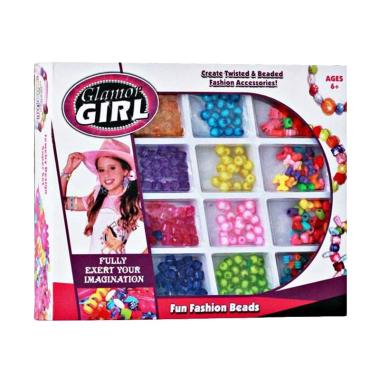 St4rshop Glamor Girl Twisted & Beaded Fashion Accessories Mainan Anak