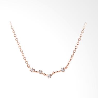 Cocoa Jewelry Zodiak Pisces 20 Febuari - 20 Maret Kalung - Rose Gold