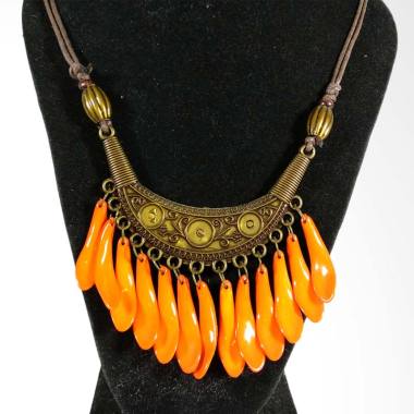 MMS KRS03 Etnik Motif Kalung Wanita