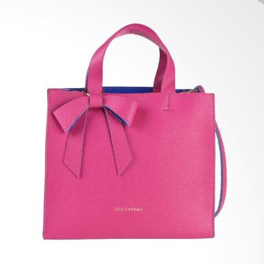 Les Catino Elmer Satchel Bag Tas Wanita - Fuchsia