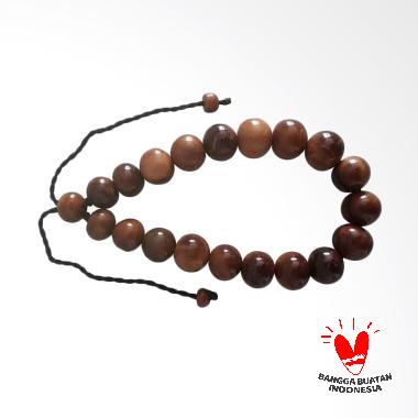 Gebrak_Craft Original Manik Kayu Kaokah Bulat Gelang [Non Tasbih]