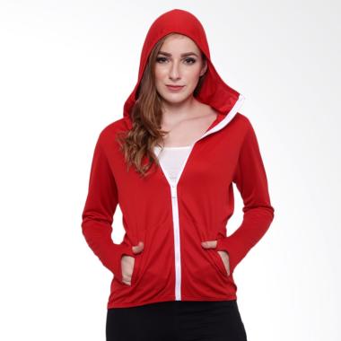 Hitscore Jacket Polos Wanita - Merah Hitscore Jacket Polos Wanita - Merah