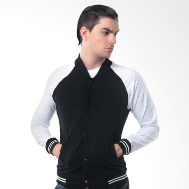 Alphawear Bomber Jacket Pria - Hitam