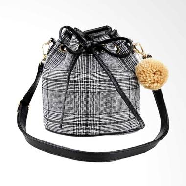 Paroparoshop Vielara Bucket Tas Wanita - Grey Paroparoshop Vielara Bucket Tas Wanita - Grey