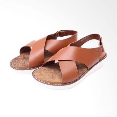 XES LM60317 Sepatu Wedges Wanita - Brown