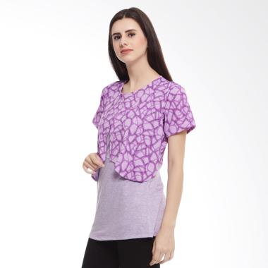 Baju Island Nana Nursingwear Baju Menyusui - Purple