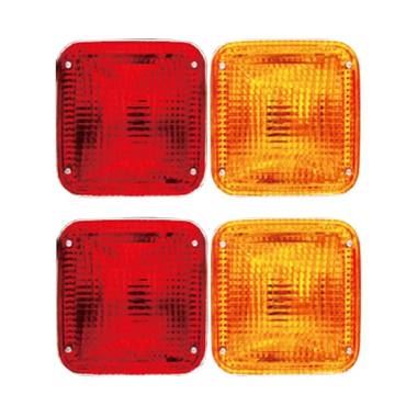 DNY Crystal Stop Lamp Set Lampu Rem ... so - Merah Orange [2