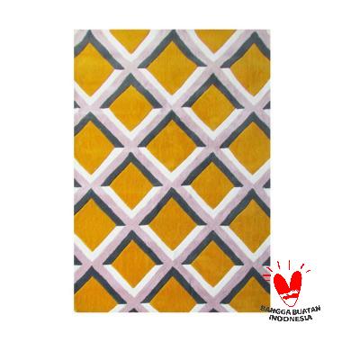 Rug House HT Mustard Diamond Karpet