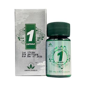 Green World 1 Capsule Solusi Masalah Pria Kesehatan Seksual [6 Capsules]