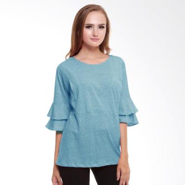 Baju Island Moira Nursingwear Baju Menyusui - Baby Blue