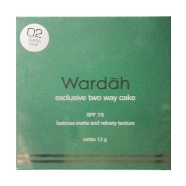 Wardah Exclusive Two Way Cake Bedak - Sheerpink