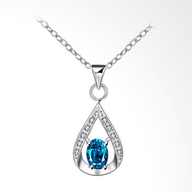 Bella & Co SPN068 Kalung Lapis Silver Aksesoris Wanita