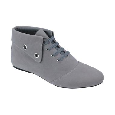 Catenzo YE 090 Sepatu Boots Wanita - Abu - abu Catenzo YE 090 Sepatu Boots Wanita - Abu - abu