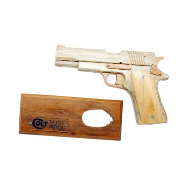 Kotapo Pistol Kayu Peluru Karet Colt