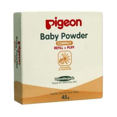 Pigeon Baby Powder Cake Bedak Bayi [45 g/Refill]