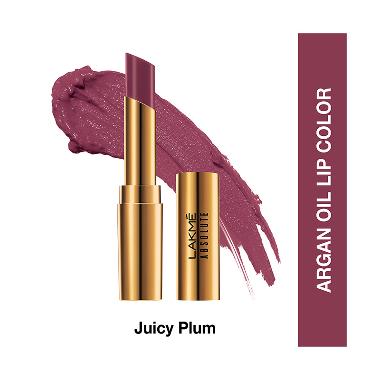 Lakme Absolute Reinvent Argan Oil Lipstick - 13 Juicy Plum
