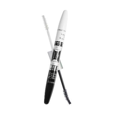 QL Cosmetic Eye Catching 2 Step Double Extention Mascara - Black White [12 mL]