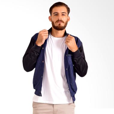 Grenade Baseball Jacket Pria - Blue Grenade Baseball Jacket Pria - Blue