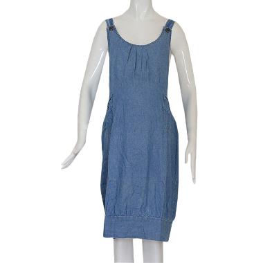 HMILL Dress 1035 Jeans Baju Hamil