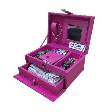 Jogja Craft JW01AFT Pink Fanta Jewelry Box Kotak Tempat Perhiasan & Accesories