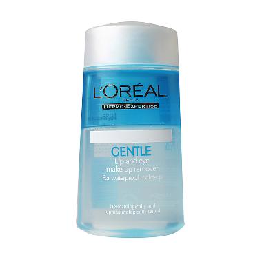 L'oreal Paris Dermo Expertise Gentle Lip & Eye Make Up Remover (125ml) 100% Original