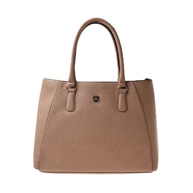 Les Catino Amaretto Tote Bag Taupe Tas Wanita Les Catino Amaretto Tote Bag Taupe Tas Wanita