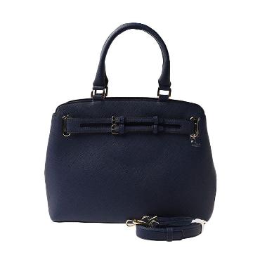 Les Catino Celosia Satchel Navy Blue Tas Tangan Les Catino Celosia Satchel Navy Blue Tas Tangan