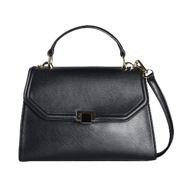 Les Catino Cliff Top Handle CTH-BK Tas Tangan - Black Les Catino Cliff Top Handle CTH-BK Tas Tangan - Black