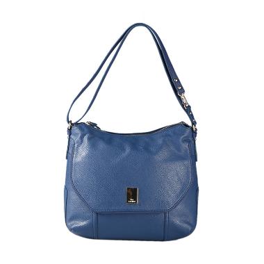Les Catino Escada Hobo Tas Tangan - Navy Blue Les Catino Escada Hobo Tas Tangan - Navy Blue