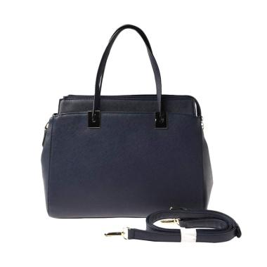 Les Catino Safari Satchel Navy Blue Tas Tangan