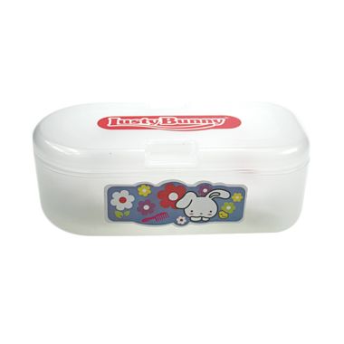 LustyBunny Capsule TB 1528D Putih Baby Powder Kotak Bedak Bayi                                                                  