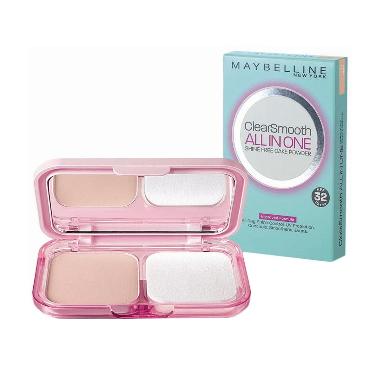 Maybelline Clear Smooth All in One Two Way Cake Primary 04 Honey Compact Powder Bedak