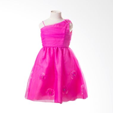Megumi House Jean Dress Fuschia                                                                                                 
