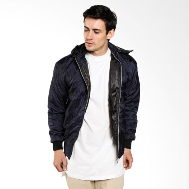 Monstruck Jacket Pluto Basic Jacket with Hoody MS-M-J240 Jaket Pria - Blue Monstruck Jacket Pluto Basic Jacket with Hoody MS-M-J240 Jaket Pria - Blue