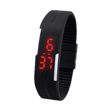 Ormano Teiton LED Sport Minimalis Jam Tangan - Hitam