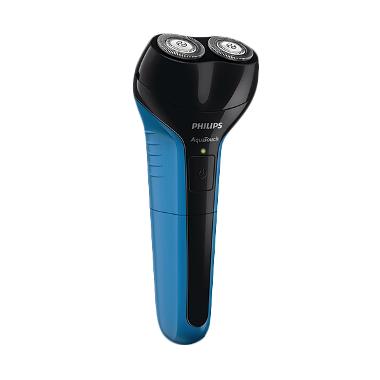 Philips Shaver AT600 Hitam Biru Alat Cukur