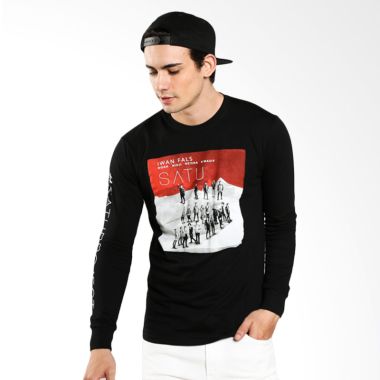 Musica Studios Satuproject Kaos Lengan Panjang Merchandise - Hitam