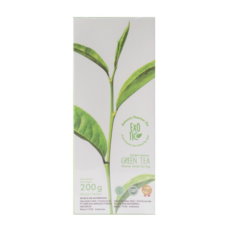 Exotico Delight Matcha Green Tea Teh                                                                                            