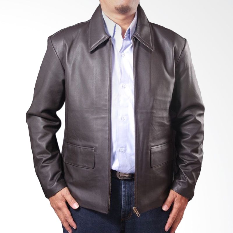 Sogno Leather Jacket 011 Men Jacket Black Jaket Pria                                                                            