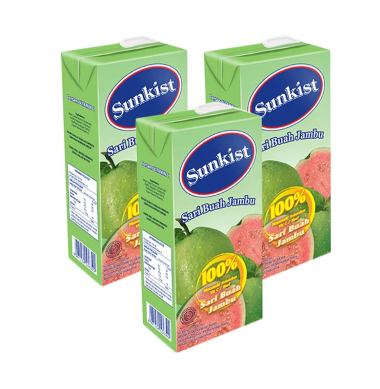 Sunkist Guava Jus 1 Liter Pack of 3